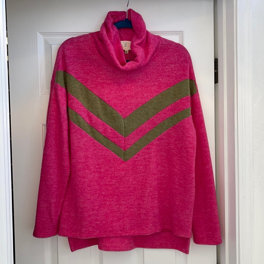 NWT Anthropologie Chevron Top